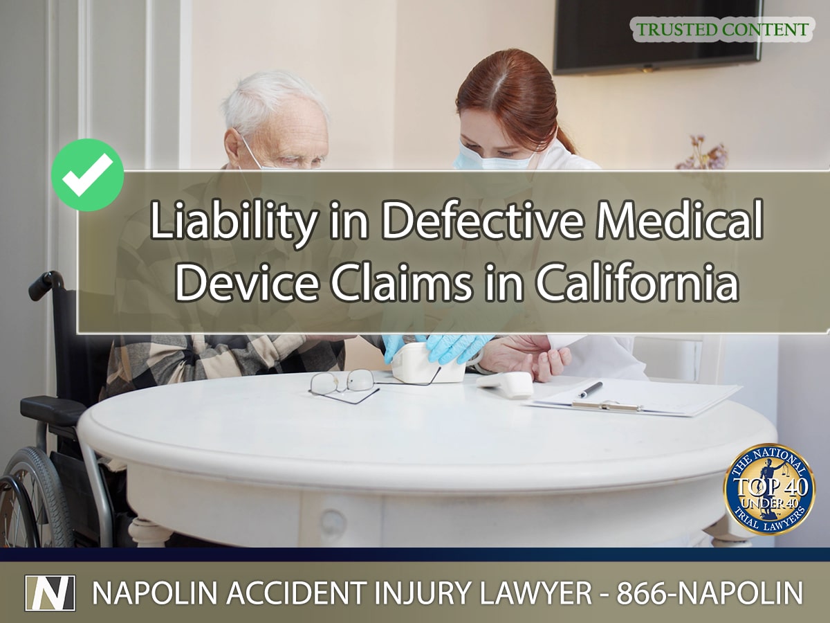 Understanding Liability In Defective Medical Device Claims In California