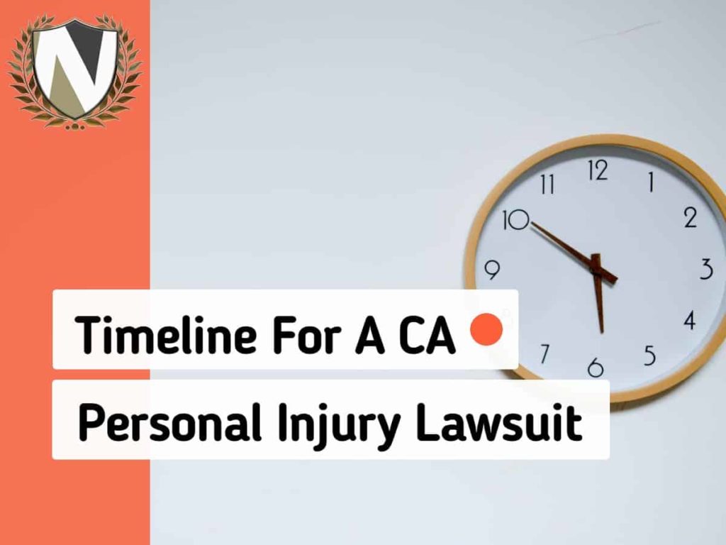 Timeline For A California Personal Injury Lawswuit
