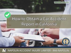 How to Obtain a Car Accident Report in California