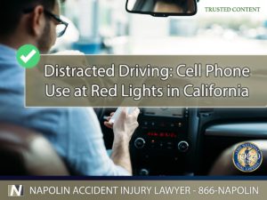 Distracted Driving- Cell Phone Use at Red Lights in California