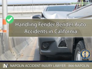 Handling Fender Bender Auto Accidents in California