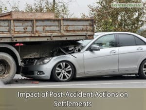 Impact of Post-Accident Actions on Settlements