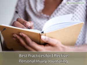 Best Practices for Effective Personal Injury Journaling