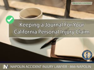 How Keeping a Journal Can Strengthen Your California Personal Injury Claim