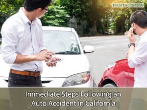 Immediate Steps Following an Auto Accident in California