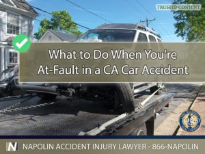 What to Do When You're At-Fault in a California Car Accident