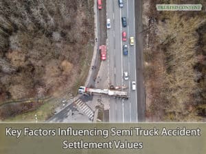 Key Factors Influencing Semi Truck Accident Settlement Values
