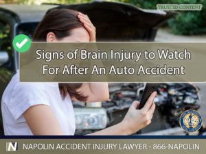 Signs of Brain Injury to Watch For After An Auto Accident in California