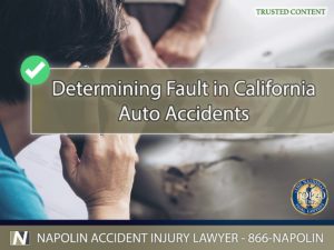 The Process of Determining Fault in California Auto Accidents