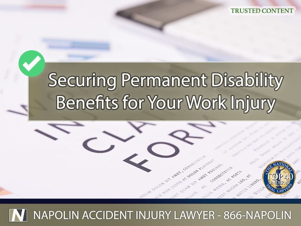 Securing Permanent Disability Benefits for Your Work Injury in California