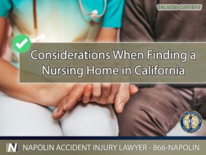 Considerations When Finding a Nursing Home For Your Loved One in California