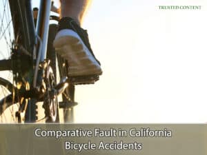 Comparative Fault in California Bicycle Accidents