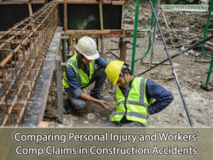 Comparing Personal Injury and Workers' Compensation Claims in Construction Accidents
