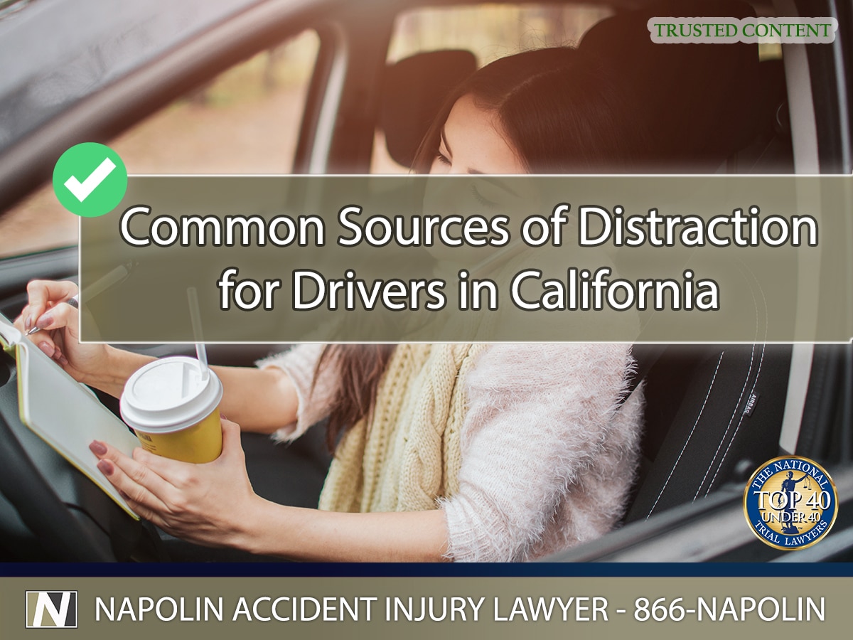 Common Sources of Distraction for Drivers in California – Technologist